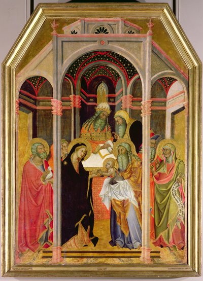 The Presentation in the Temple by also Manfredi de Battilori Bartolo di Fredi